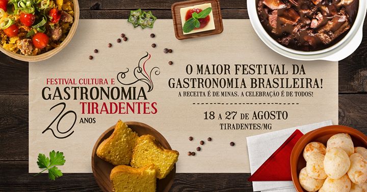 Festival de gastronomia em Tiradentes – MG